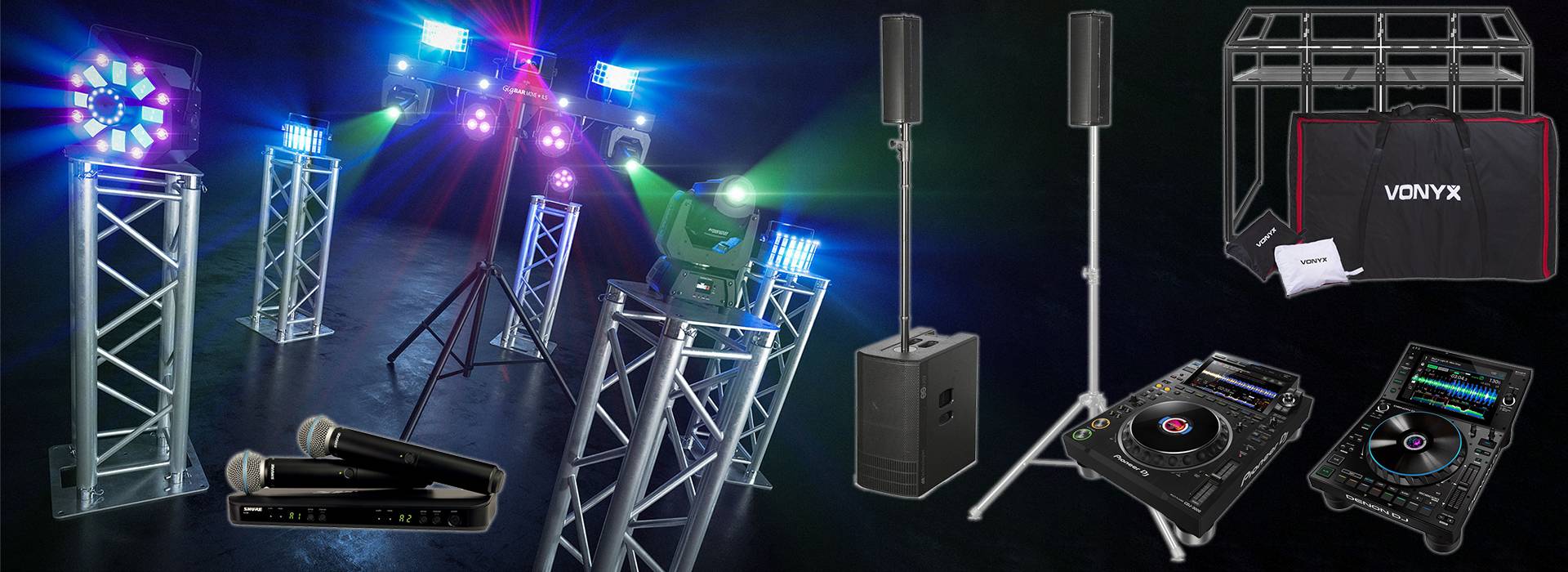 Découvrez notre gamme complète de matériel sono, lumière, photo et vidéo en location et vente chez Dream of Night Location et Vente de Matériel Sono, Lumière, Photo et Vidéo avec Dream of Night!